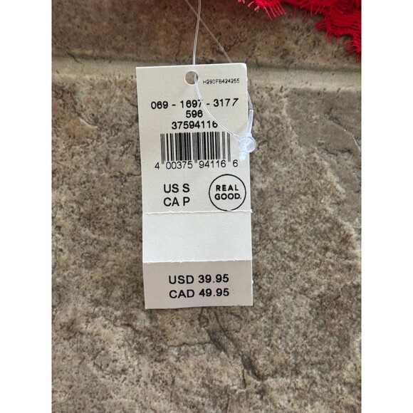 Aerie Eyelash Lace Plunge Bralette Chilly Red Size Small - Picture 12 of 12
